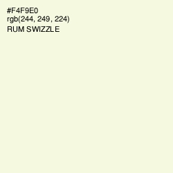 #F4F9E0 - Rum Swizzle Color Image